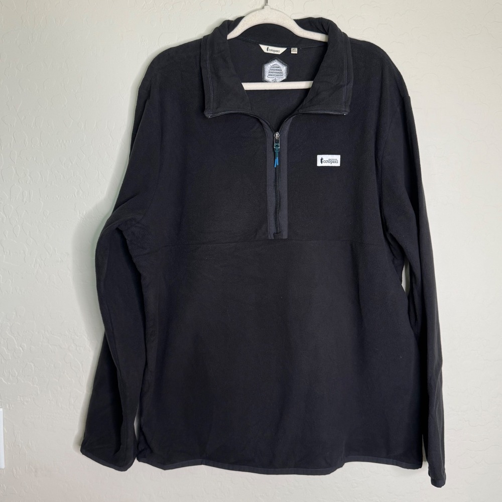 Cotopaxi Mens Men's Amado Fleece 1/2 Zip Pullover Gorpcore Sweater Logo Outdoors